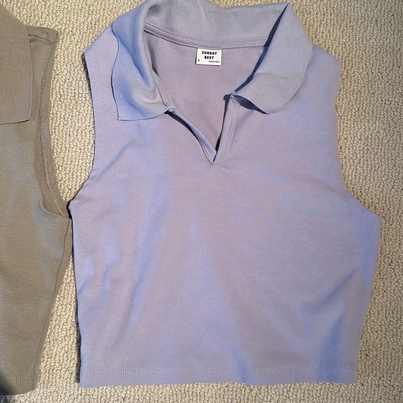 2 Arizia Sunday Best cropped collar tops - Picture 3 of 3
